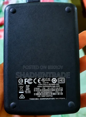 তোশিবা ২ টেরাবাইট হার্ড ডিস্ক