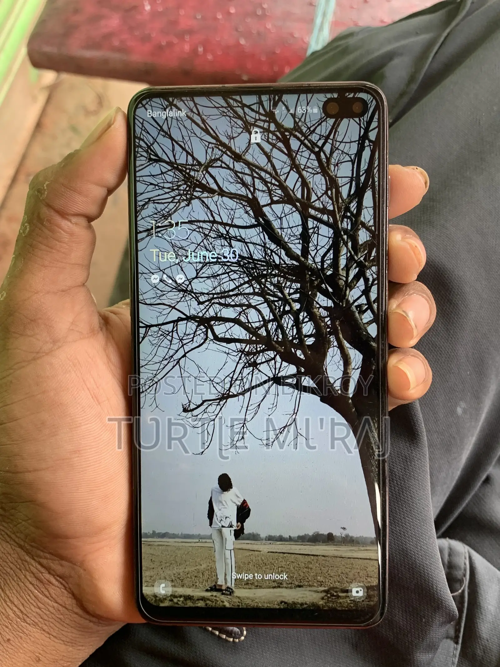 স্যামসাং গ্যালাক্সি এস১০ প্লাস ১২৮ জিবি কালো