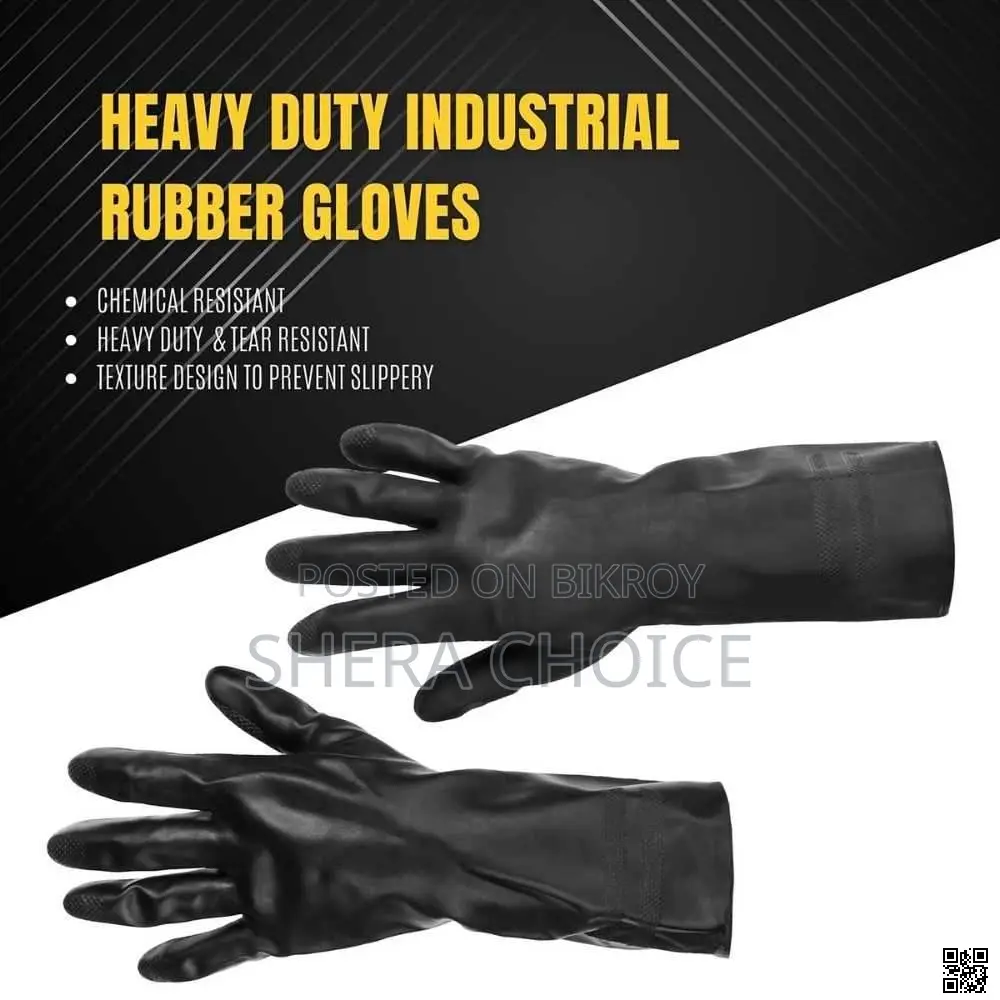 Sun (Brand) Safety Hand Gloves, Chemical Resistant Gloves,