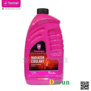Flamingo Radiator Coolant 1-Liter (Red Color)