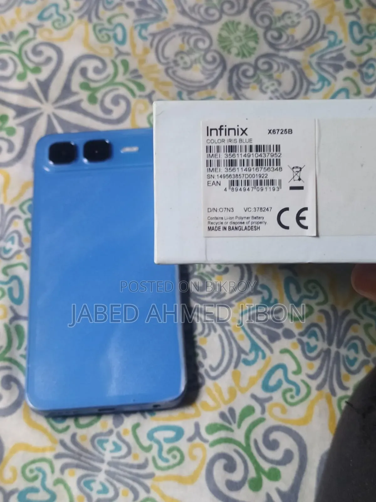 Infinix Smart 10 Plus 128 GB Blue