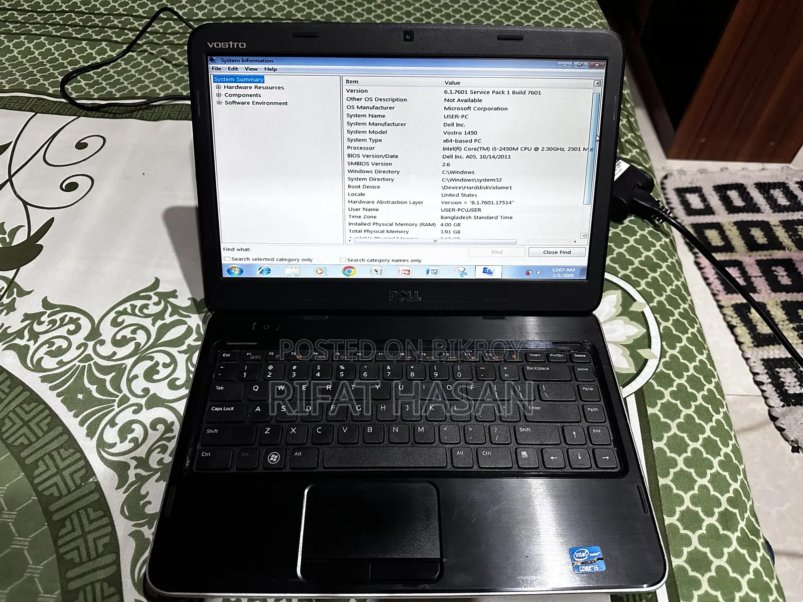 Laptop Dell Vostro 1450 4GB Intel Core I5 HDD 512GB