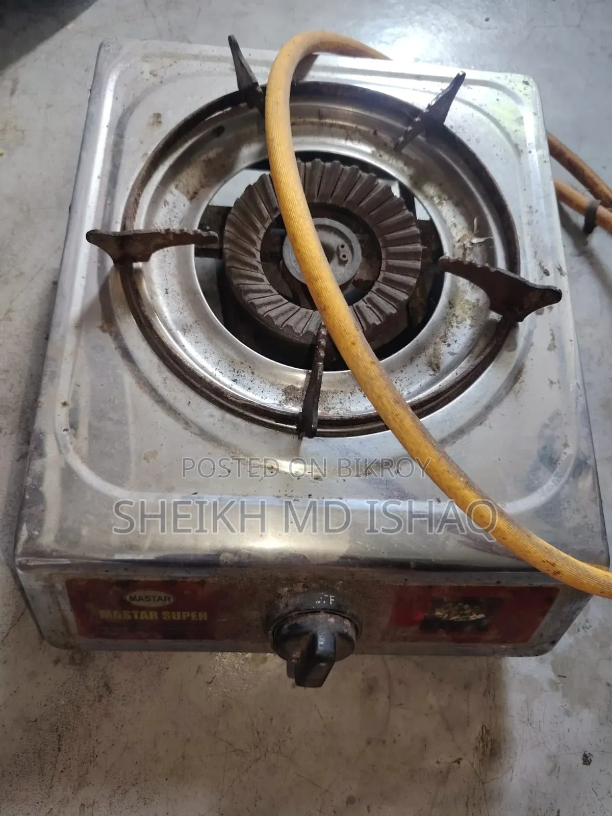 Gas Stove (Single) With High Security Regulator