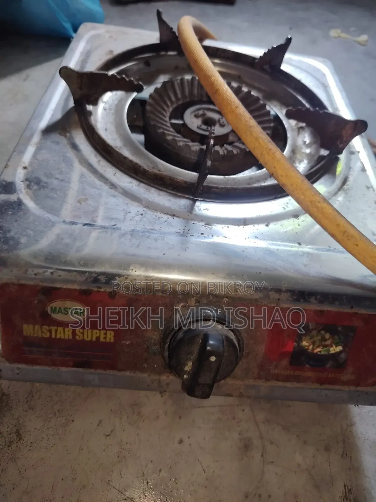 Gas Stove (Single) With High Security Regulator