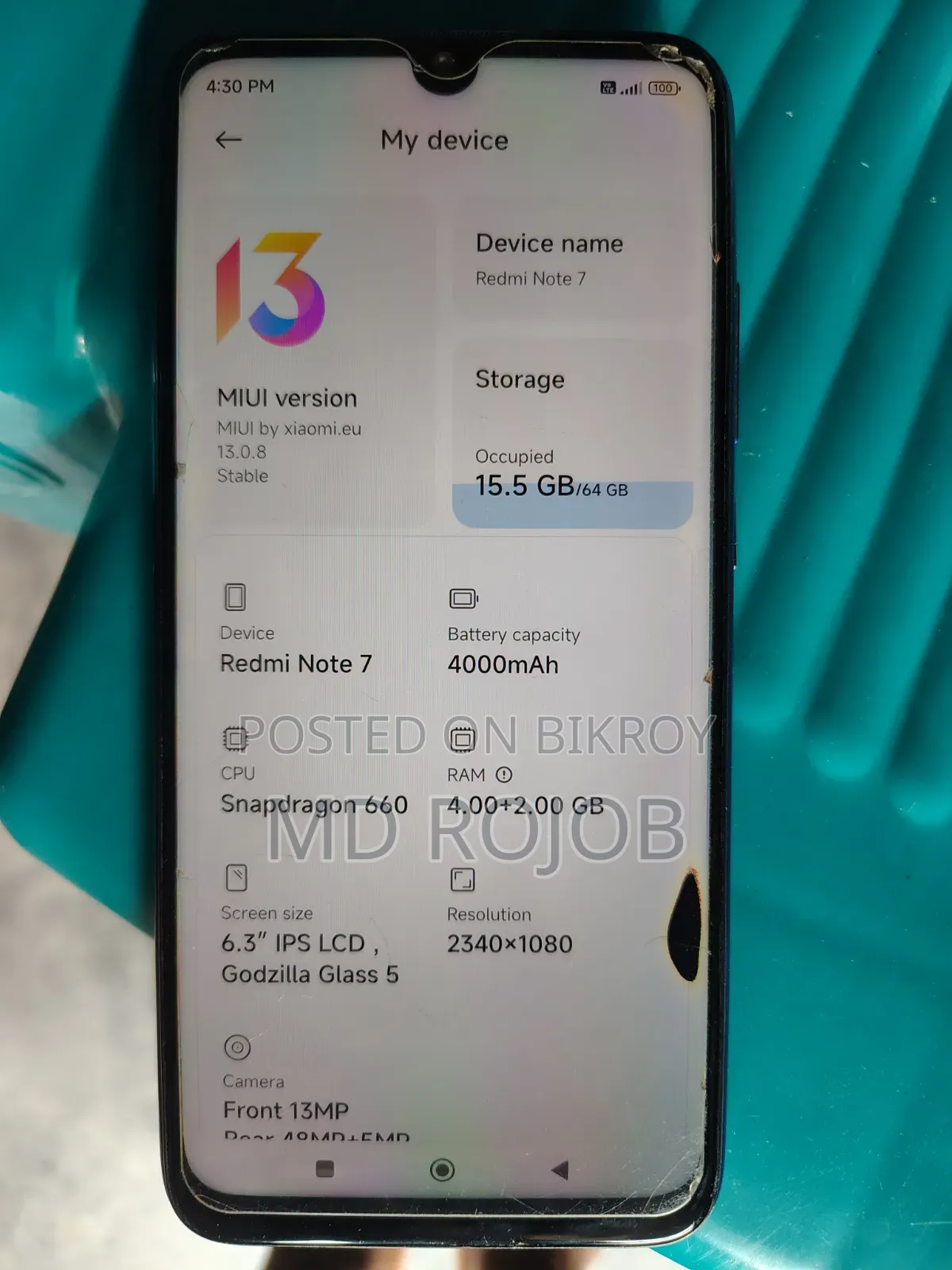 Xiaomi Redmi Note 7 64 GB Blue