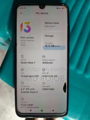 Xiaomi Redmi Note 7 64 GB Blue