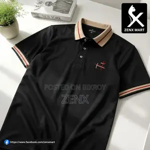 Premium Black Polo Shirt for Men | Free Delivery | Zenx | Code 13117