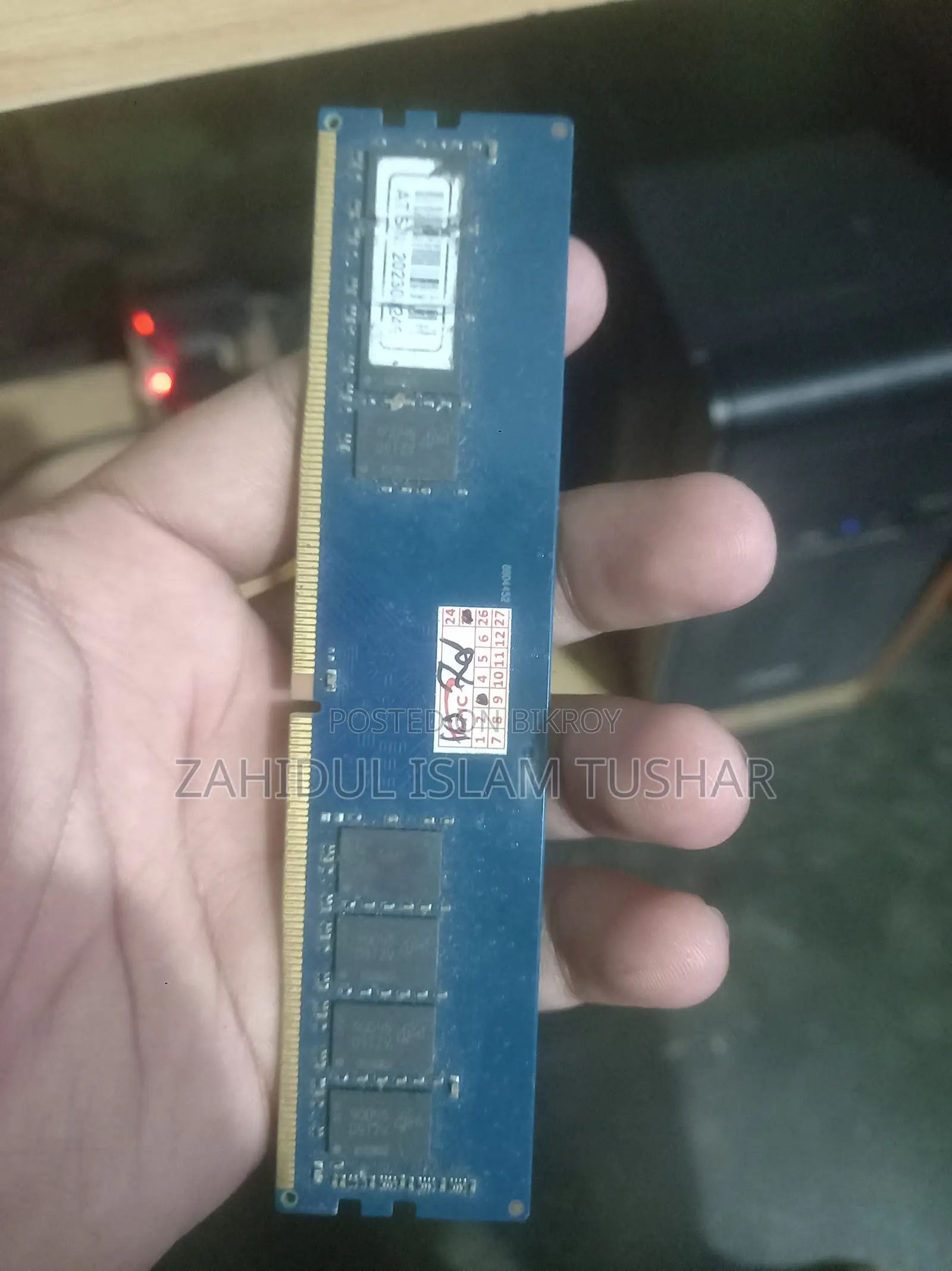 Damaged DDR4 8GB RAM