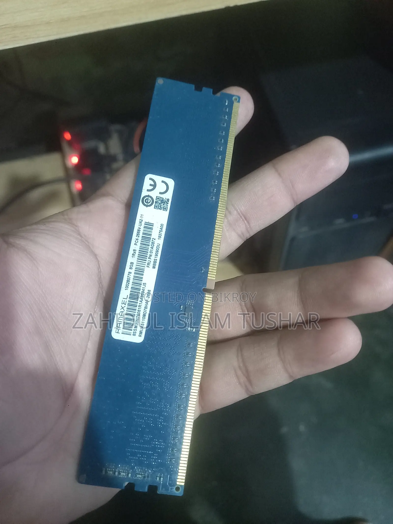 Damaged DDR4 8GB RAM