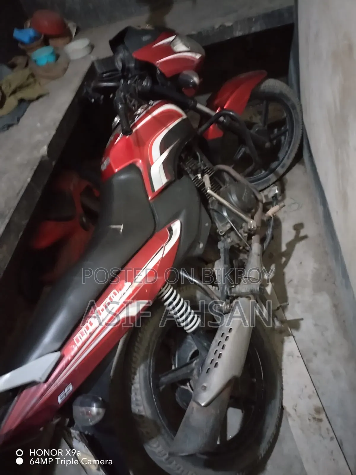 TVS Metro 2018 Red