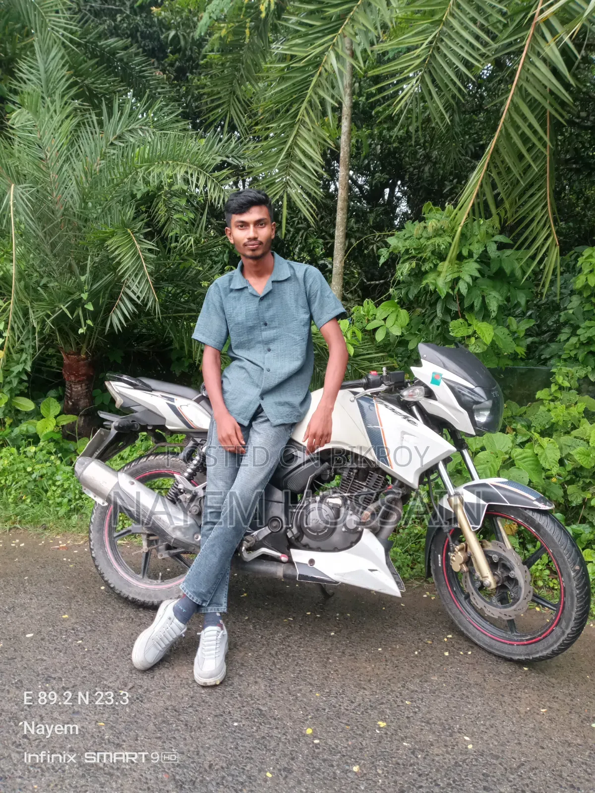 TVS Apache RTR 160 2V 2015 White