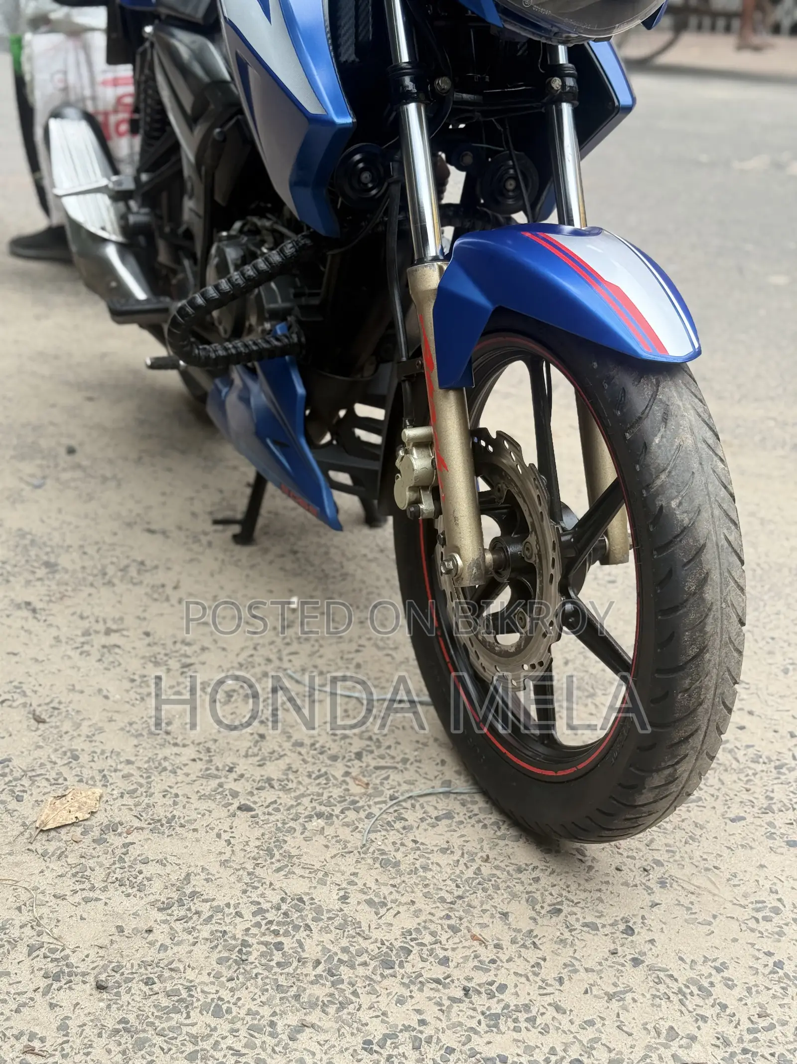 TVS Apache RTR 160 2V 2018 Blue