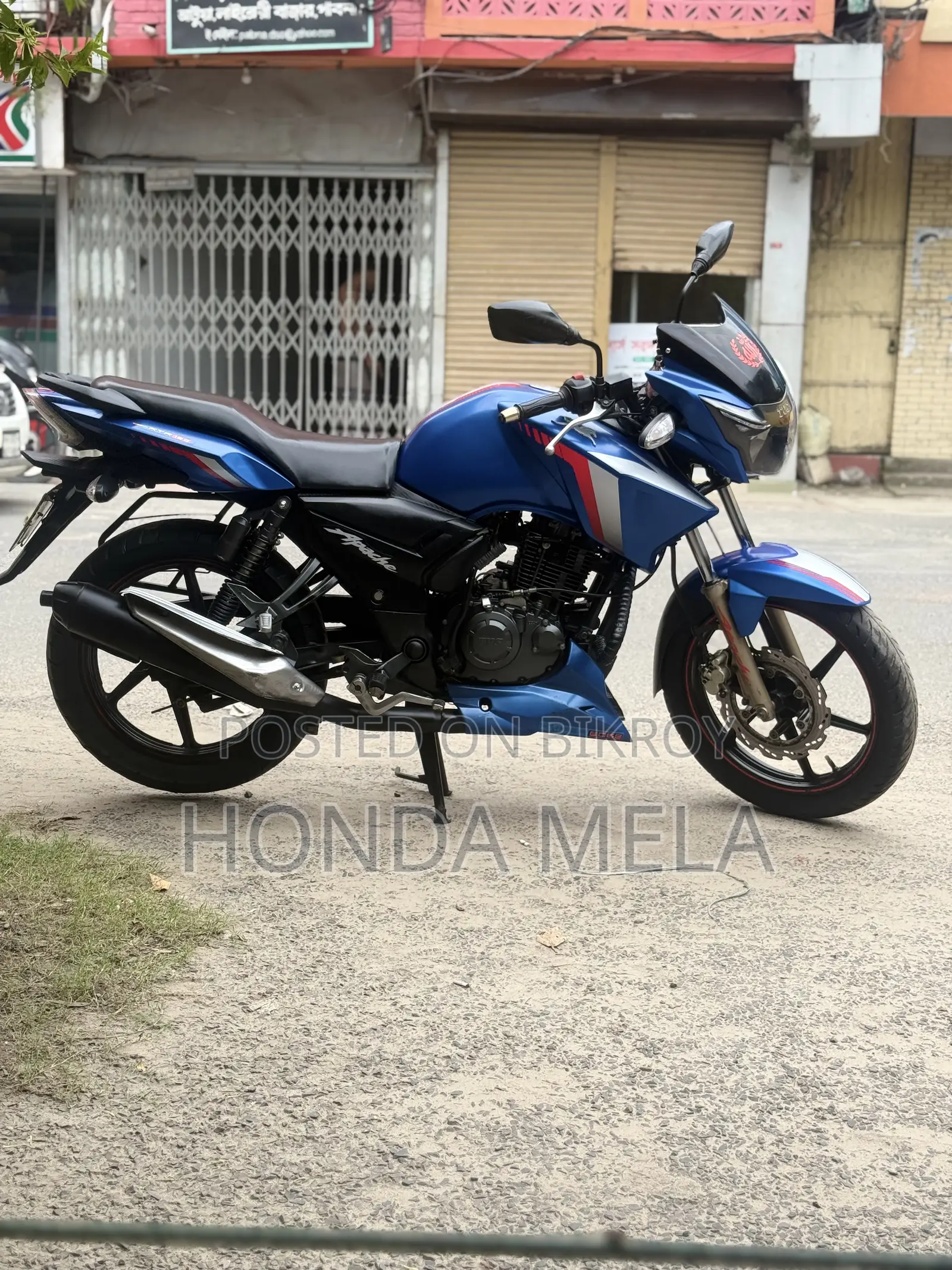 TVS Apache RTR 160 2V 2018 Blue