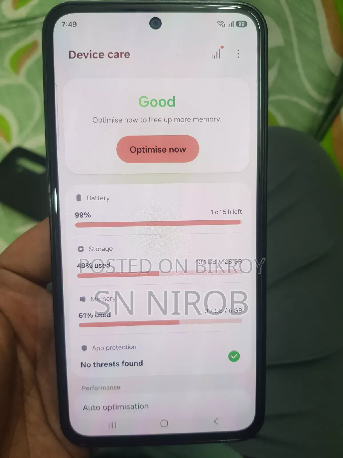 Samsung Galaxy M35 128 GB Silver
