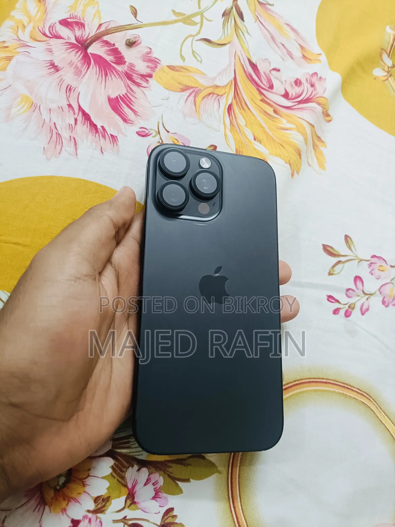 অ্যাপল আইফোন ১৬ প্রো ম্যাক্স ২৫৬ জিবি ব্ল্যাক
