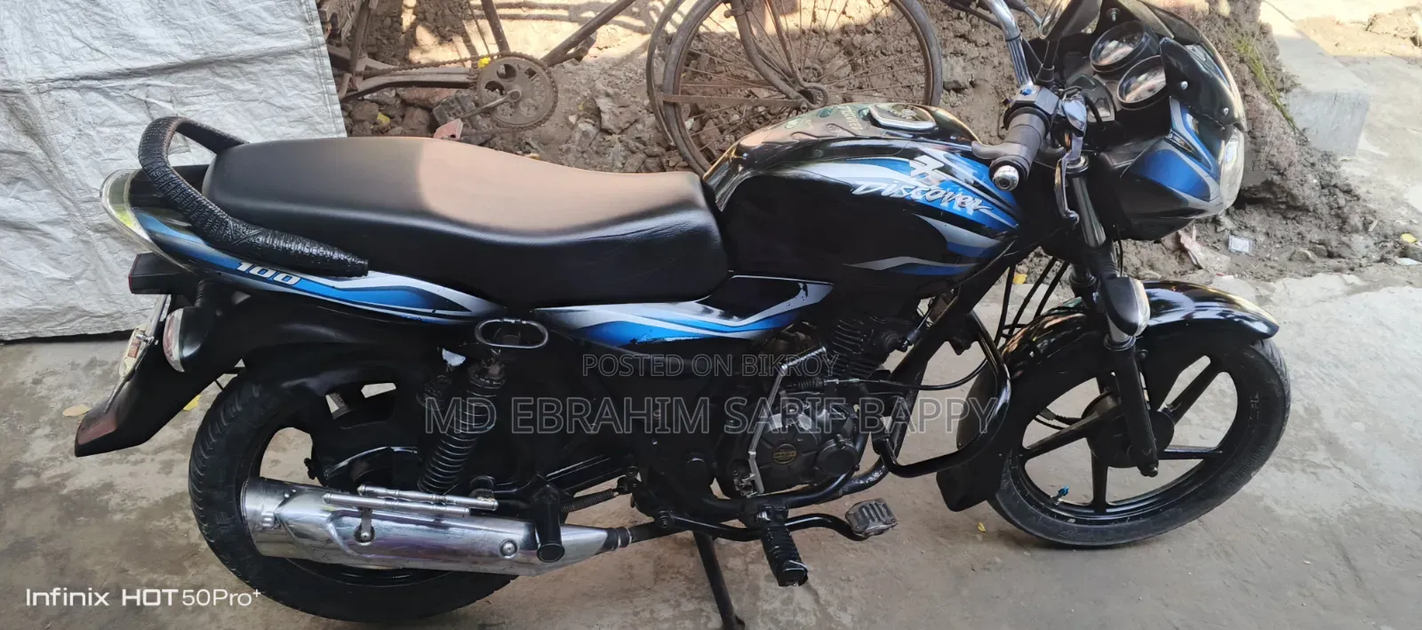Bajaj Discover 100 2018 Black