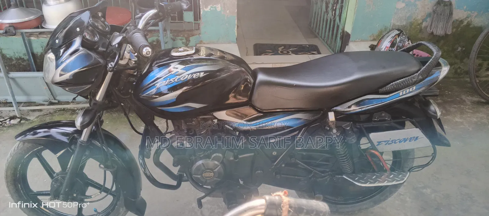 Bajaj Discover 100 2018 Black
