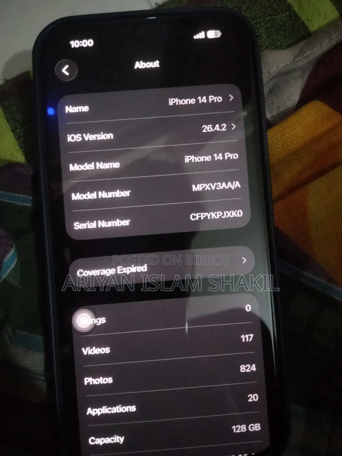 Apple iPhone 14 Pro 128 GB Black