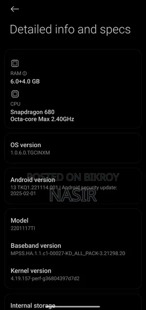 Xiaomi Redmi Note 11 64 GB Blue