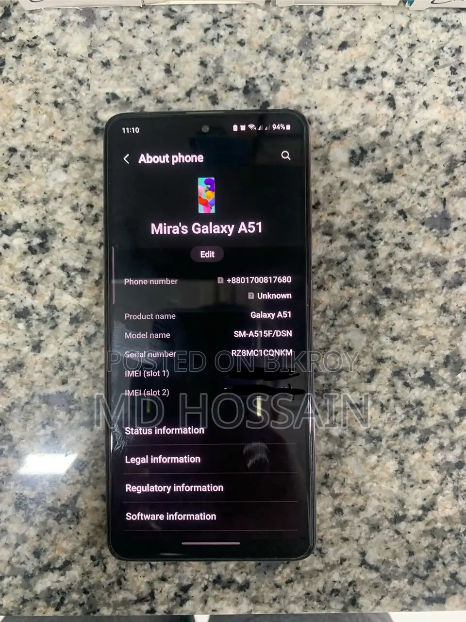 Samsung Galaxy A51 128 GB Pink