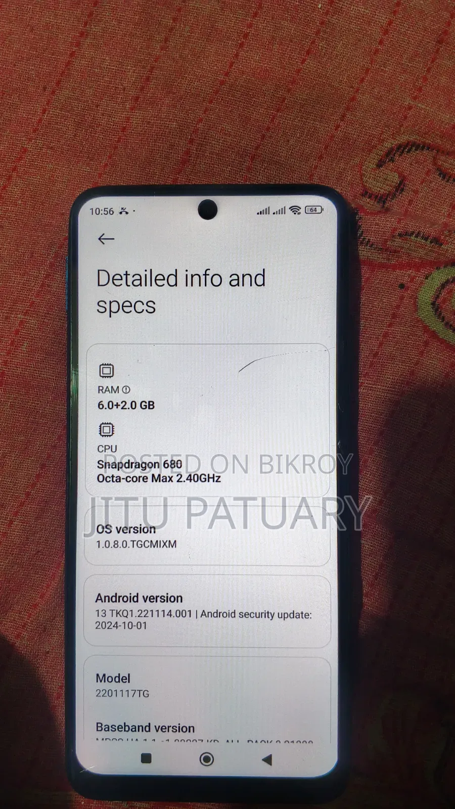 Xiaomi Redmi Note 11 128 GB Red