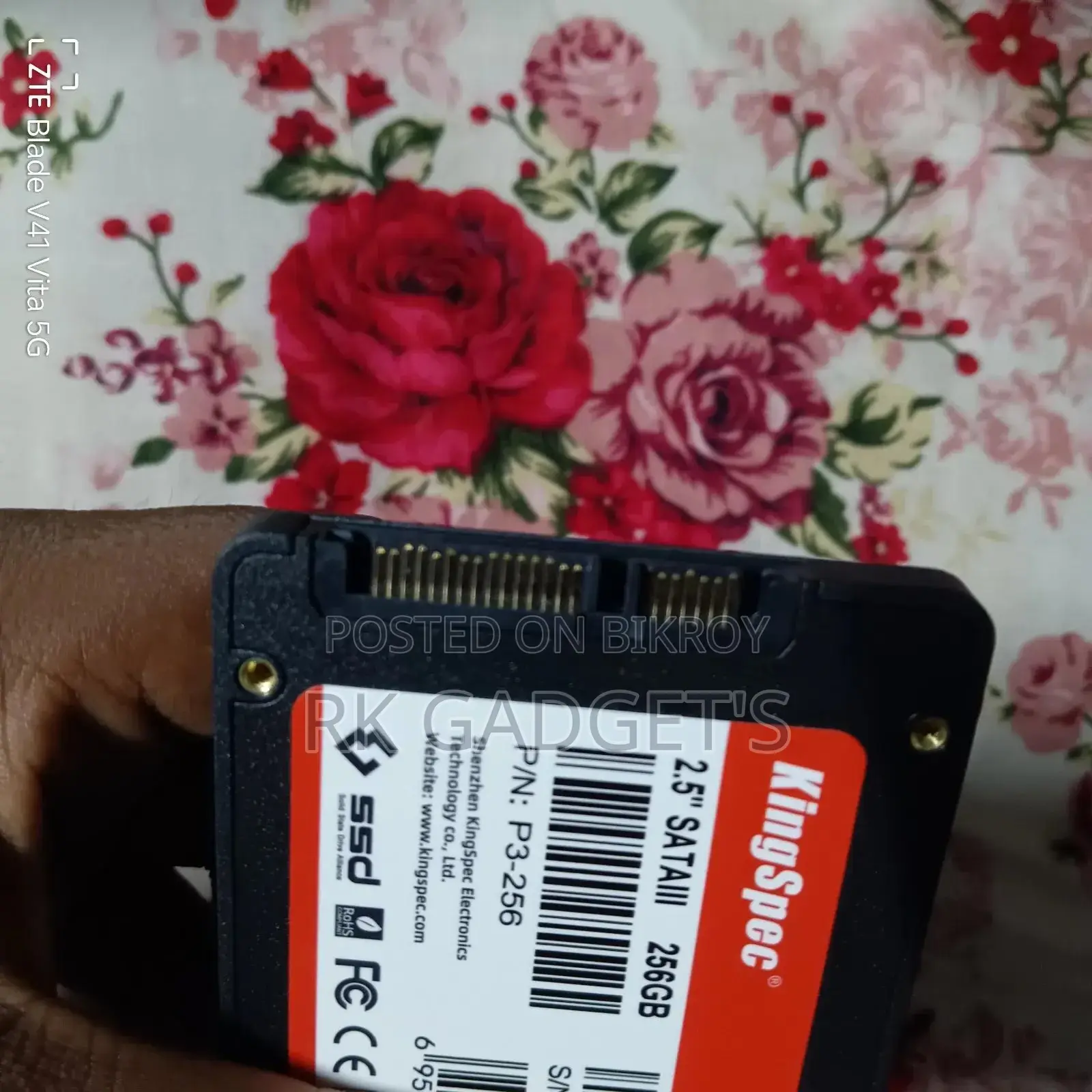 256 Gb SSD বিক্রি করা হবে