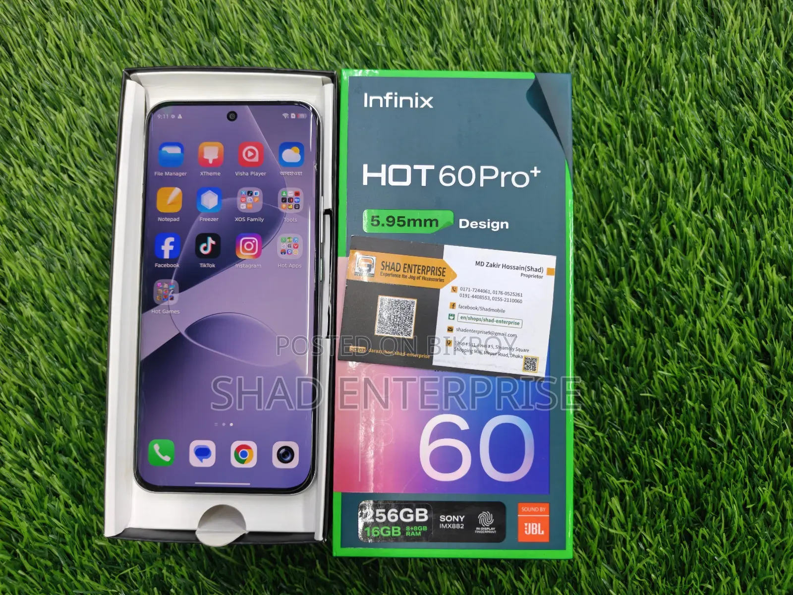 Infinix Hot 60 Pro+ 256 GB Silver
