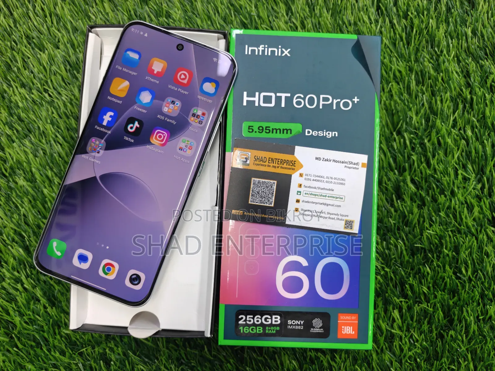 Infinix Hot 60 Pro+ 256 GB Silver