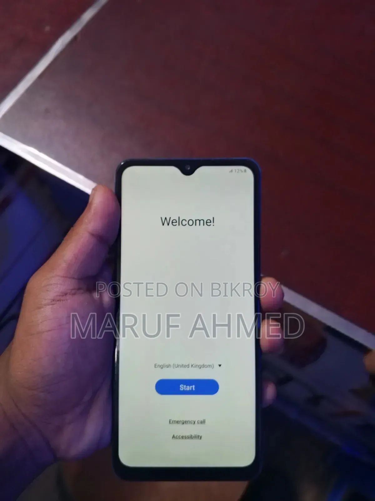 স্যামসাং গ্যালাক্সি এ১২ ১২৮ জিবি ব্লু