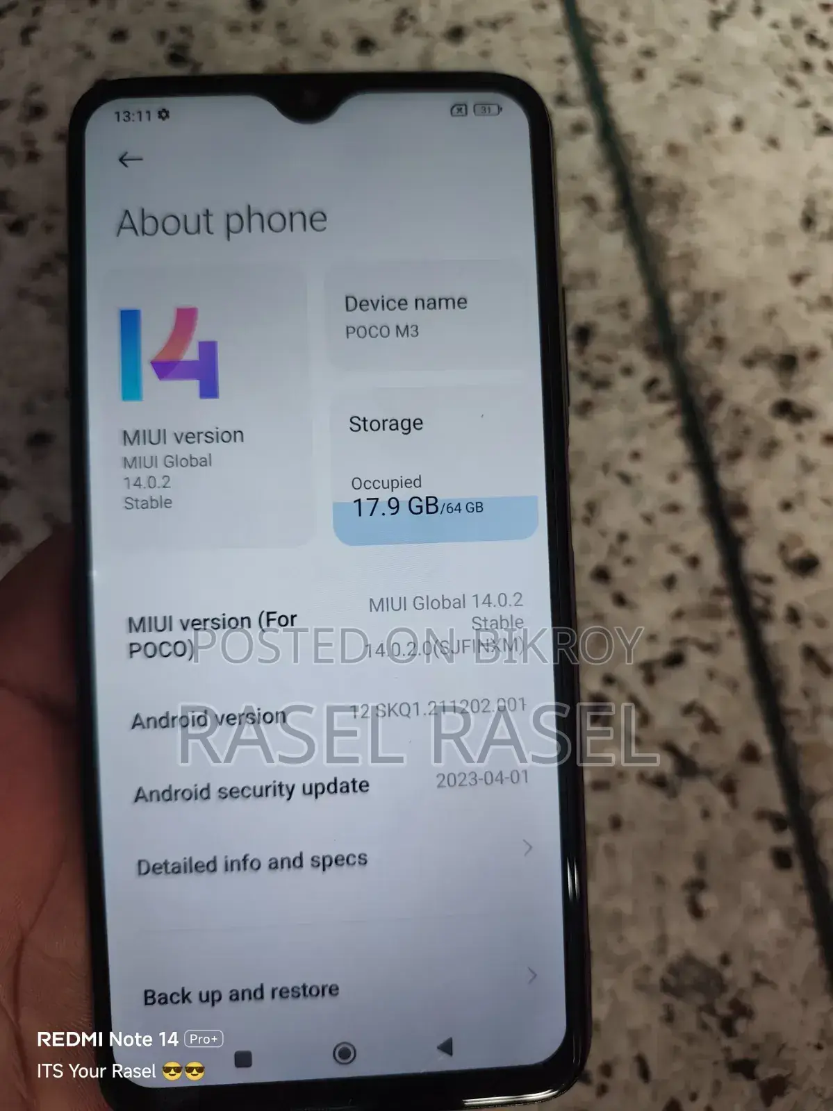 Xiaomi Poco M3 64 GB Black