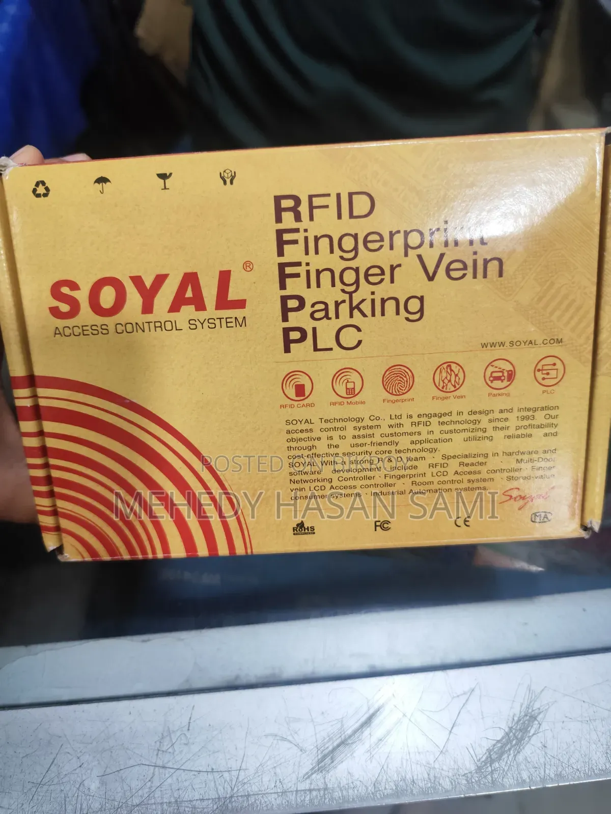 Soyal Access Control System - Fingerprint Machine