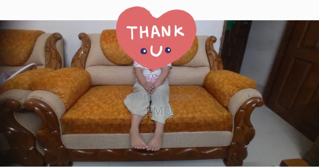3 Pcs Sofa Set 2+2+1=5 Seat