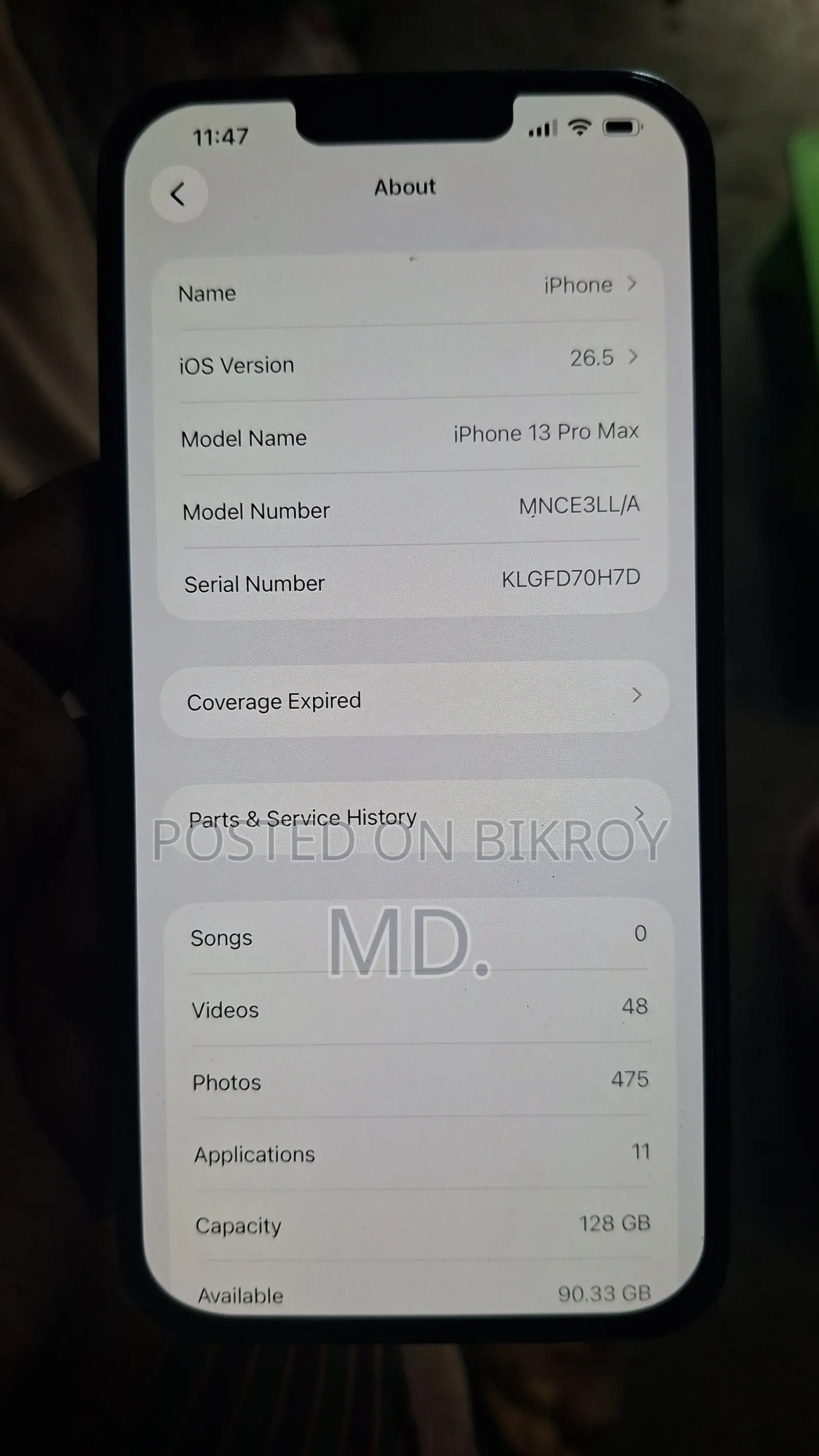 Apple iPhone 13 Pro Max 128 GB Gray