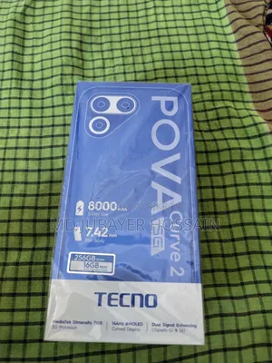 নতুন Tecno Pova Curve 2 ২৫৬ জিবি কালো