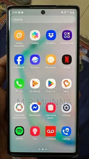 স্যামসাং গ্যালাক্সি নোট ১০ প্লাস ২৫৬ জিবি সিলভার