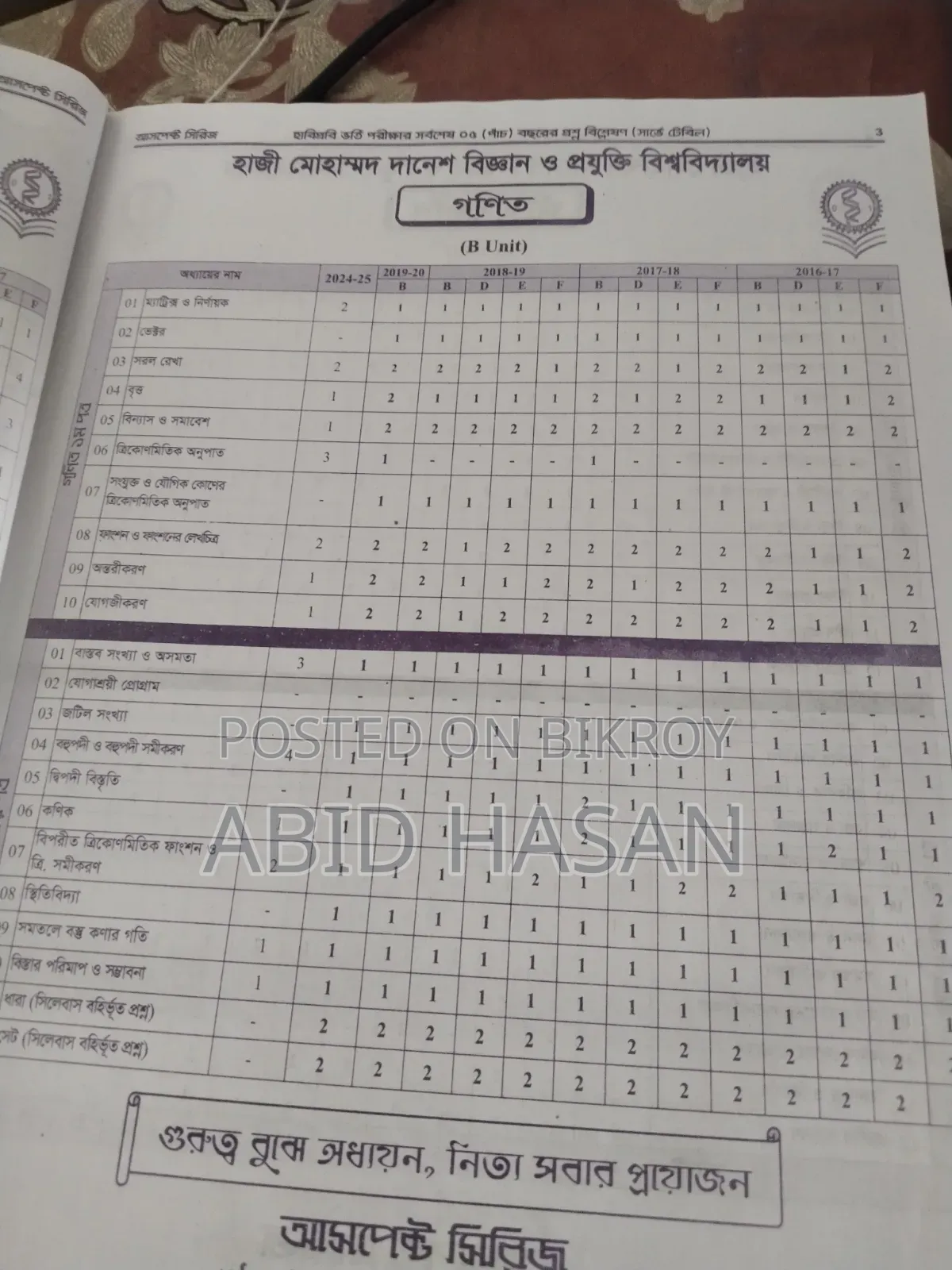 Admission Book