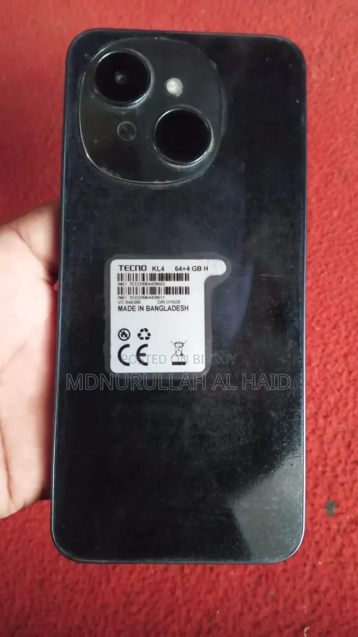 Tecno Spark Go 64 GB Black