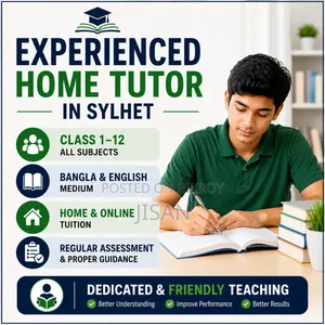 Experienced Home Tutor Available in Sylhet