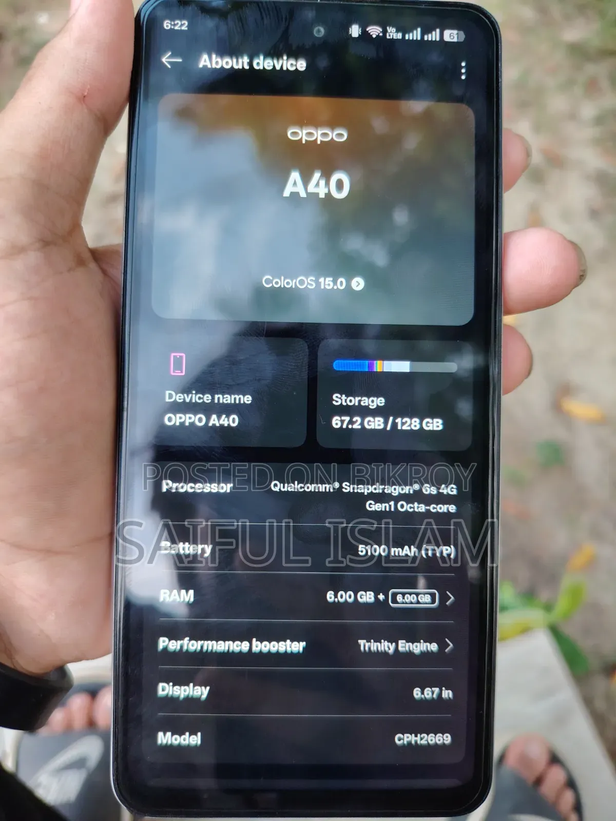 Oppo A3 128 GB White