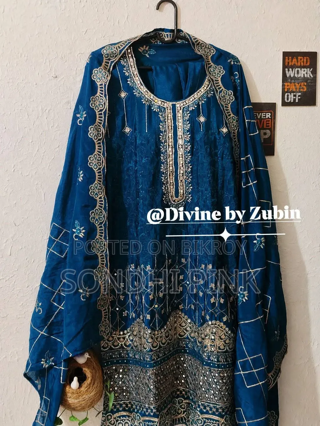 Unique Elegant Dress. Premium Jorjet. Kamij Salwar Both Inner Added.