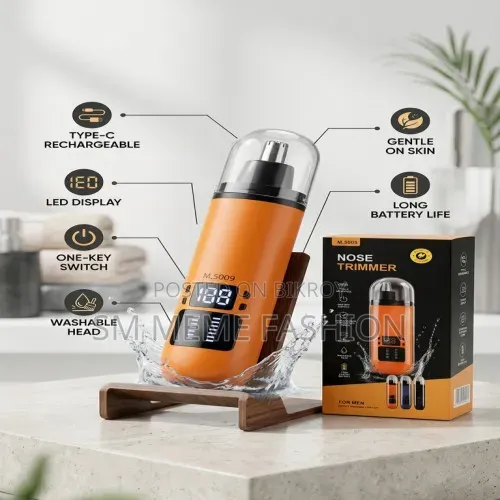 M.5009 Professional Nose Trimmer For Men - Type-c Rechargeable With