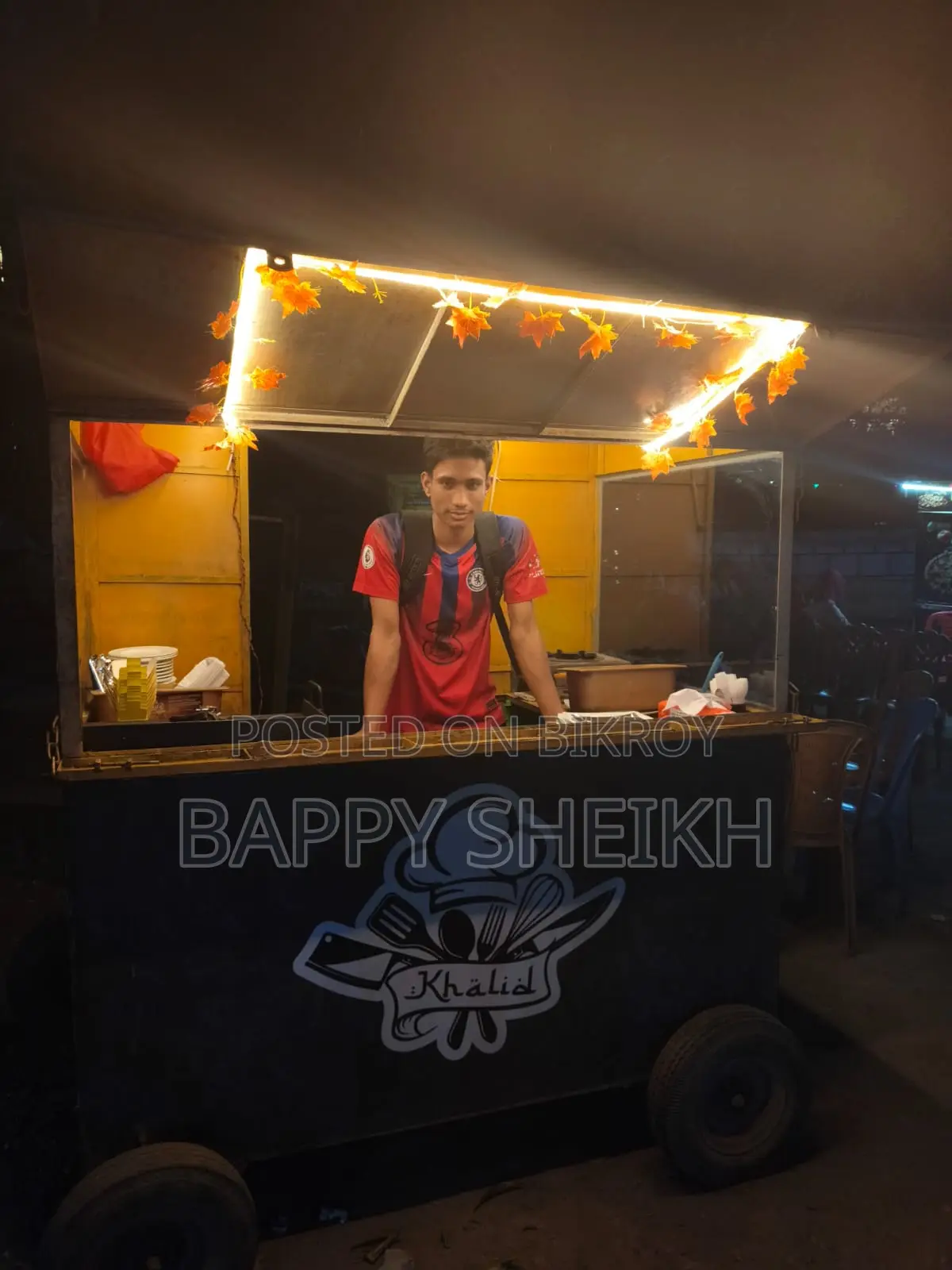 High Quality Beautiful Food Cart For Outdoor