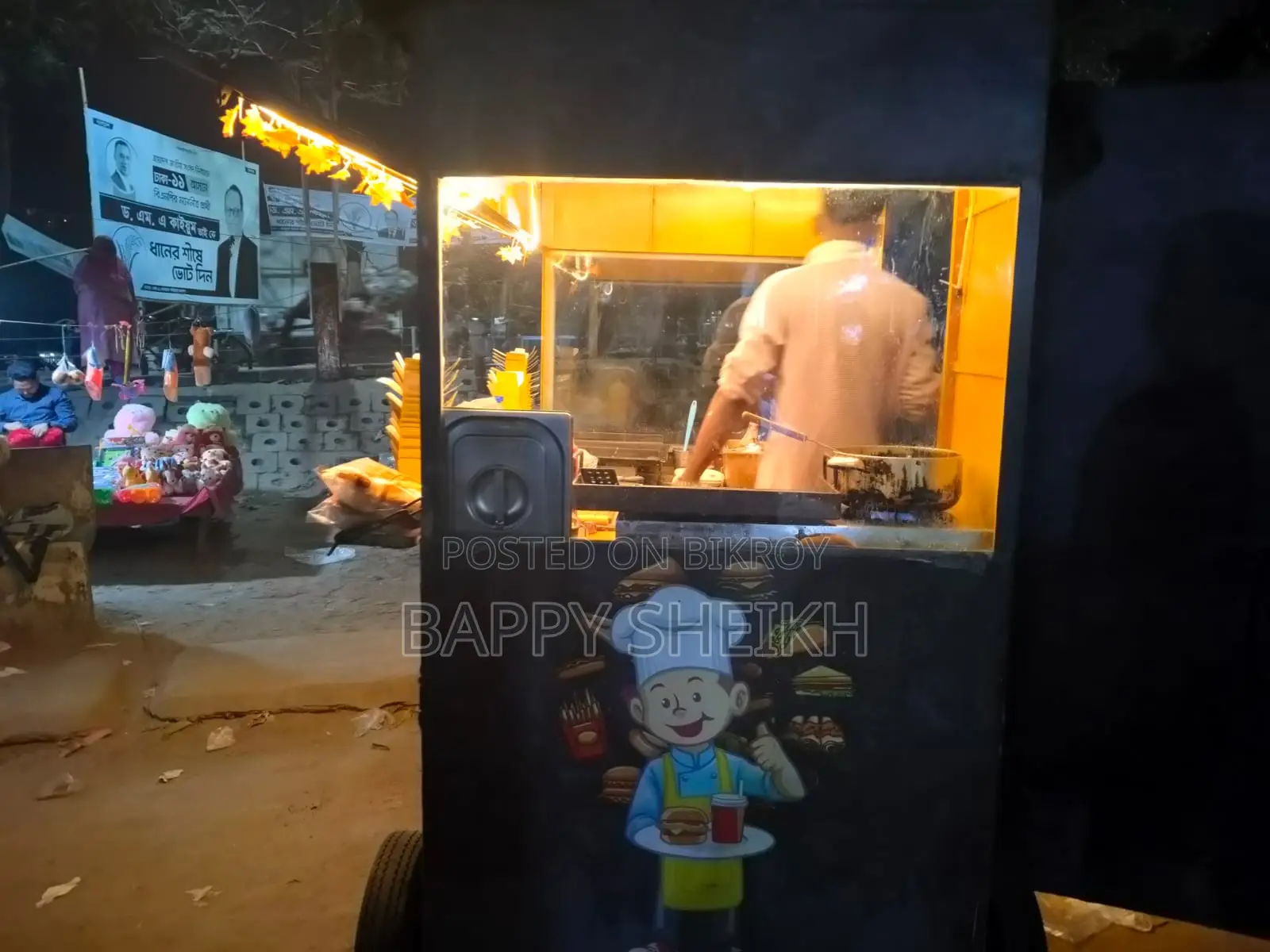 High Quality Beautiful Food Cart For Outdoor