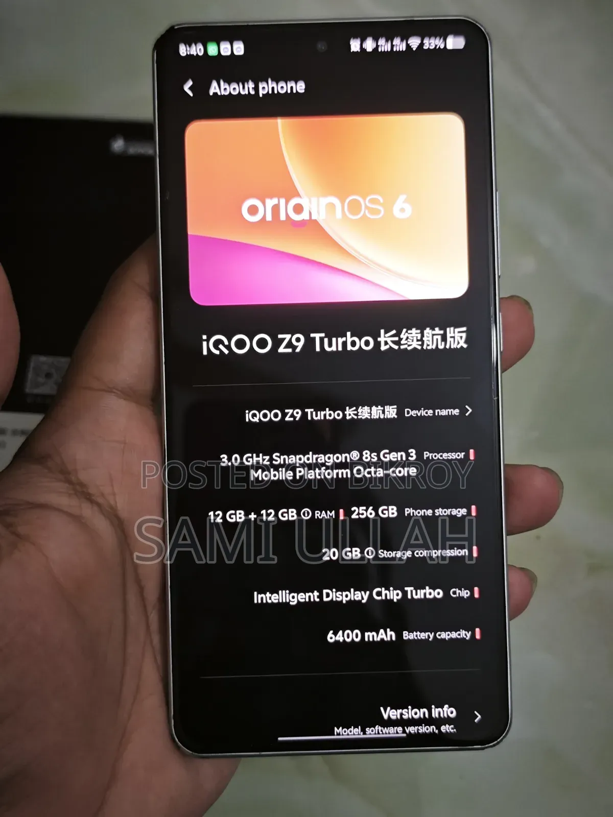 iQOO 256 GB White