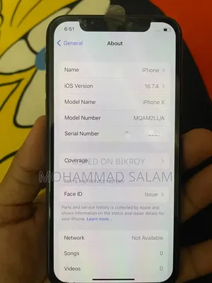 Apple iPhone X 256 GB Black