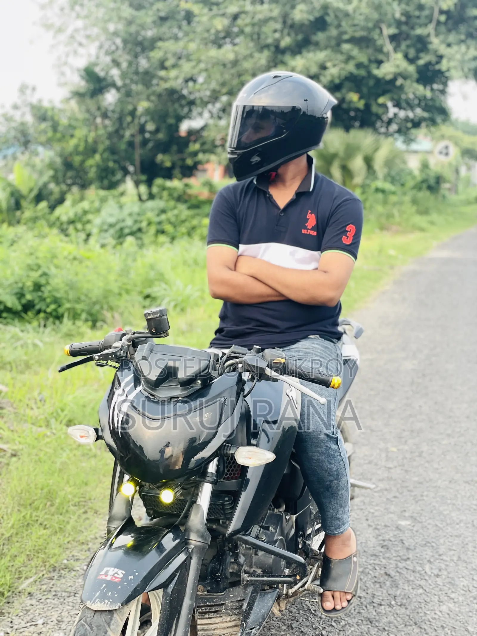 TVS Apache 160 4V 2019 Black