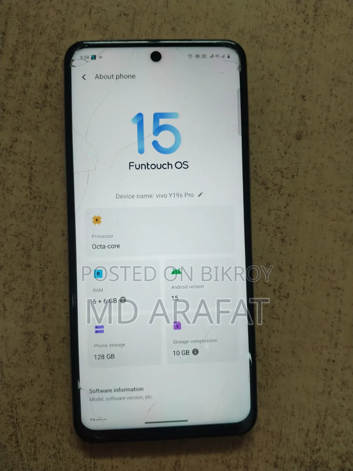 Vivo Y19s Pro 128 GB White