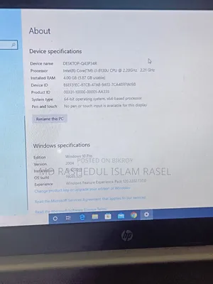 Laptop HP Stream 14-Cb130nr 4GB Intel Core I3 SSD 1T