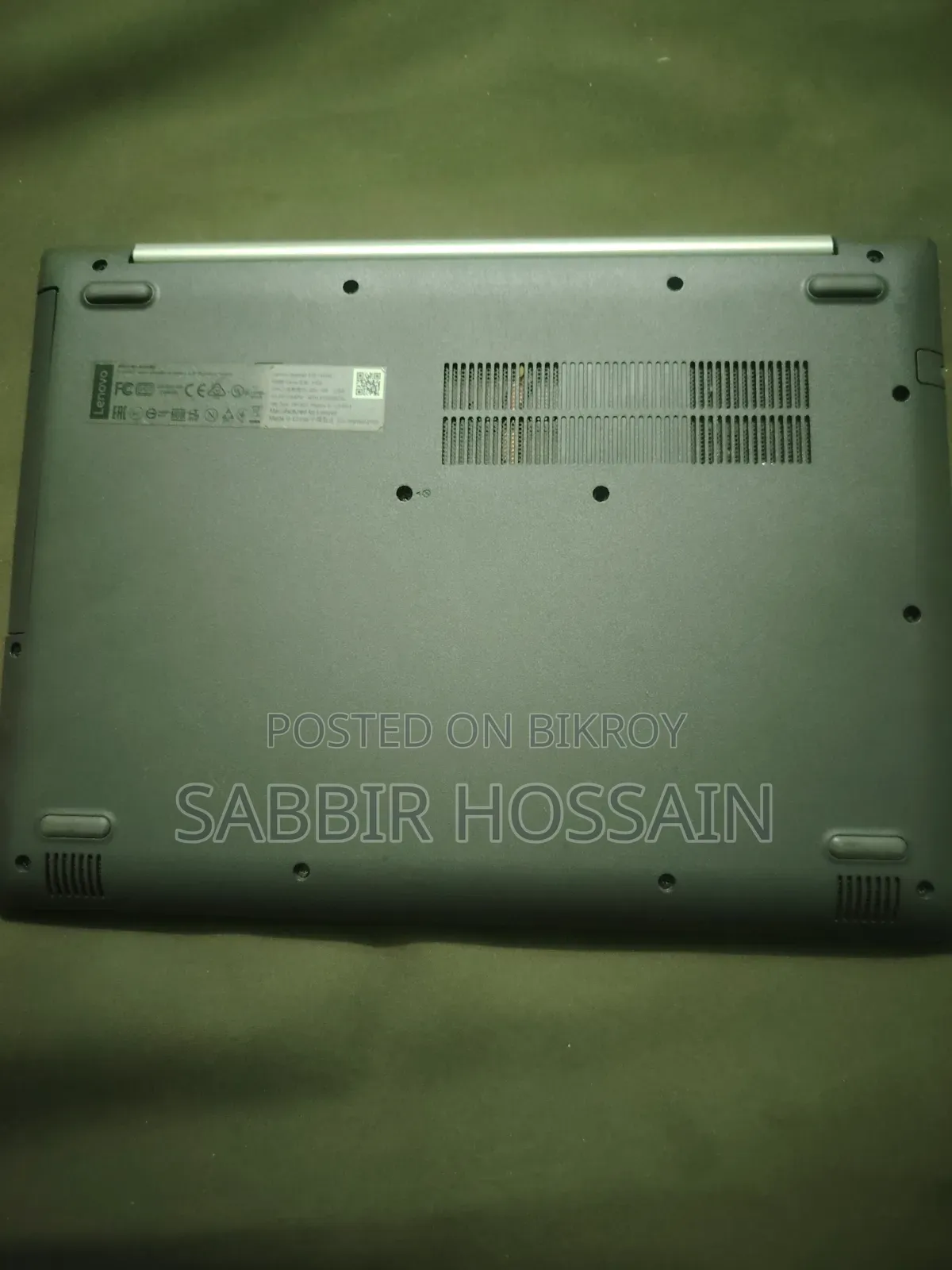 ল্যাপটপ লেনোভো আইডিয়াপ্যাড ৩ ৮জিবি এসএসডি ১২৮জিবি