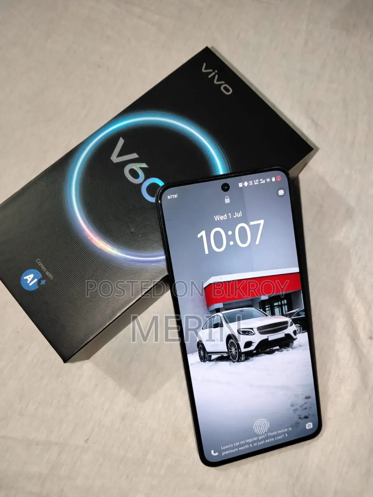 New Vivo V60 Lite 256 GB Black
